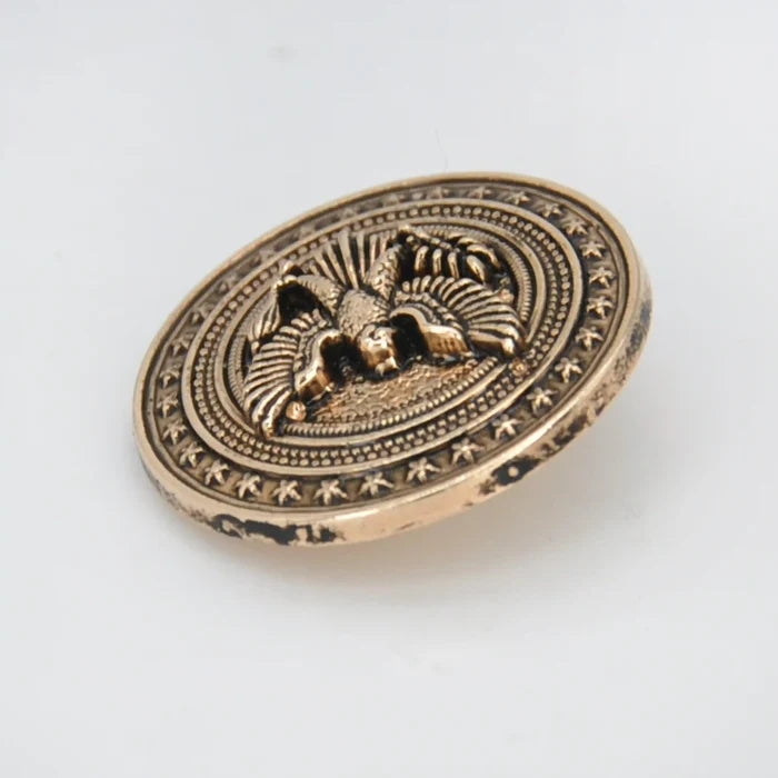 Antique gold / 18mm(28L) / 50 Buttons