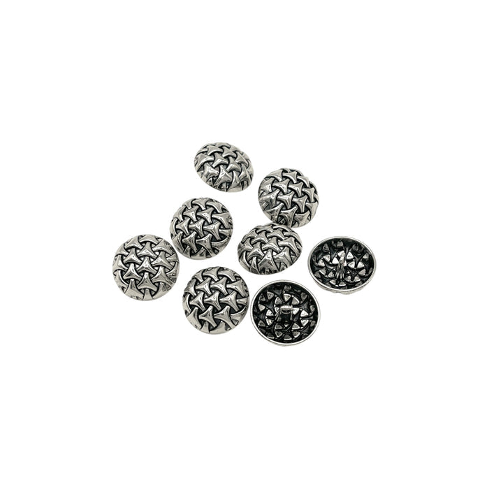 Silver / 10mm(16L) / 50 Buttons