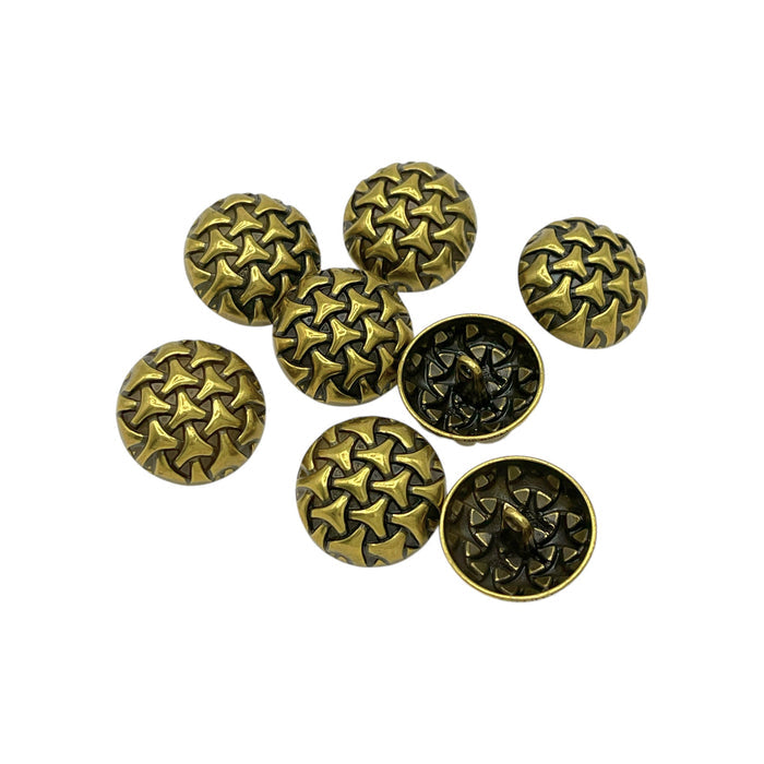 Antique gold / 18mm(28L) / 50 Buttons