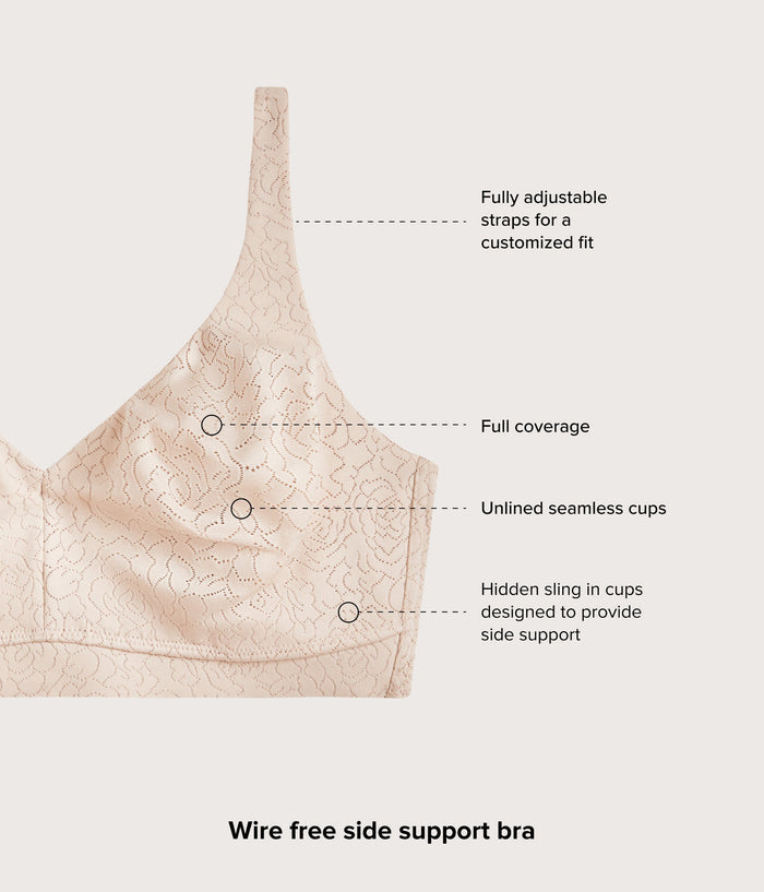 Inside Job™ Wire Free Bra Sand
