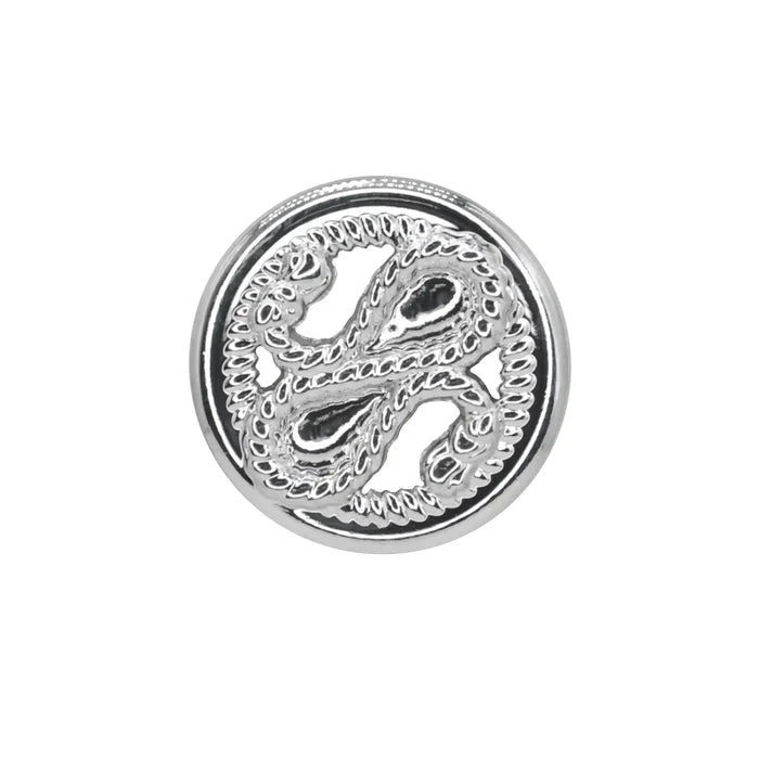 Intertwined Rope Monogram Button | 18mm(28L) & 23mm(36L)