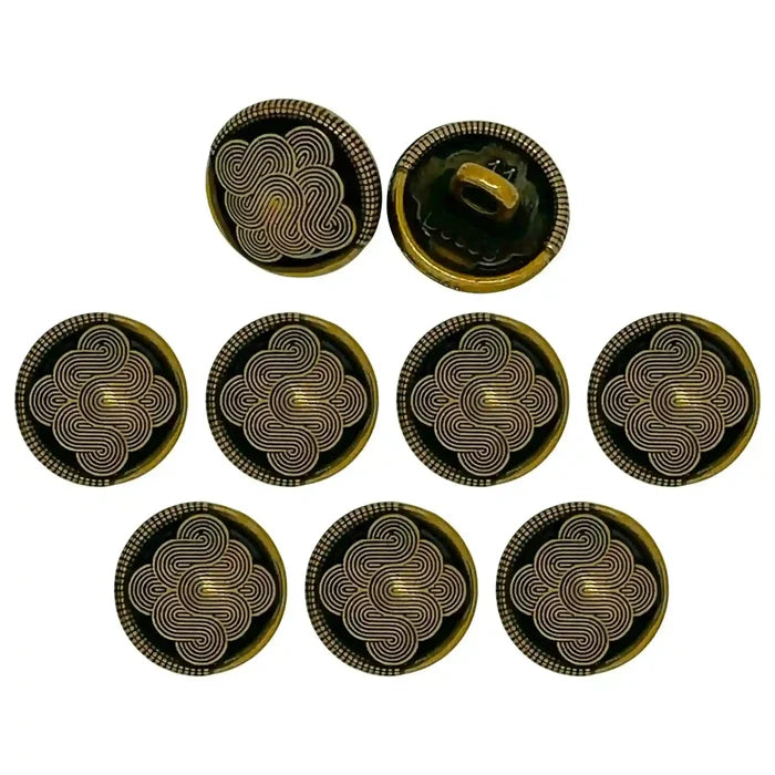 Antique gold / 11mm(17L) / 7 Buttons