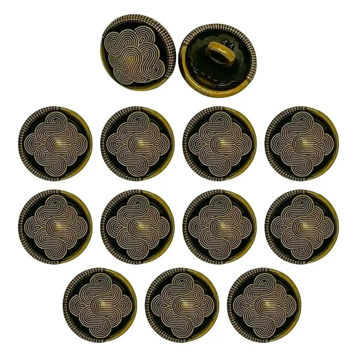 Antique gold / 11mm(17L) / 11 Buttons