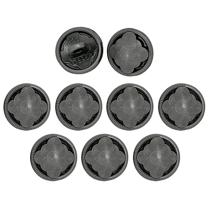 Antique silver / 11mm(17L) / 7 Buttons