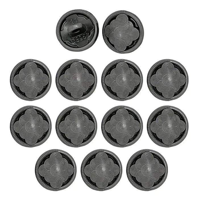 Antique silver / 11mm(17L) / 11 Buttons