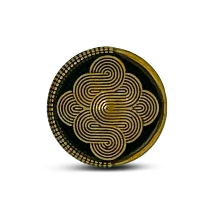 Intricate Line Shirt Button | 11mm(18L)