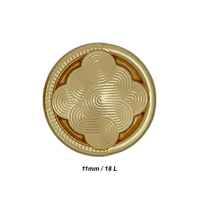 Intricate Line Shirt Button | 11mm(18L)