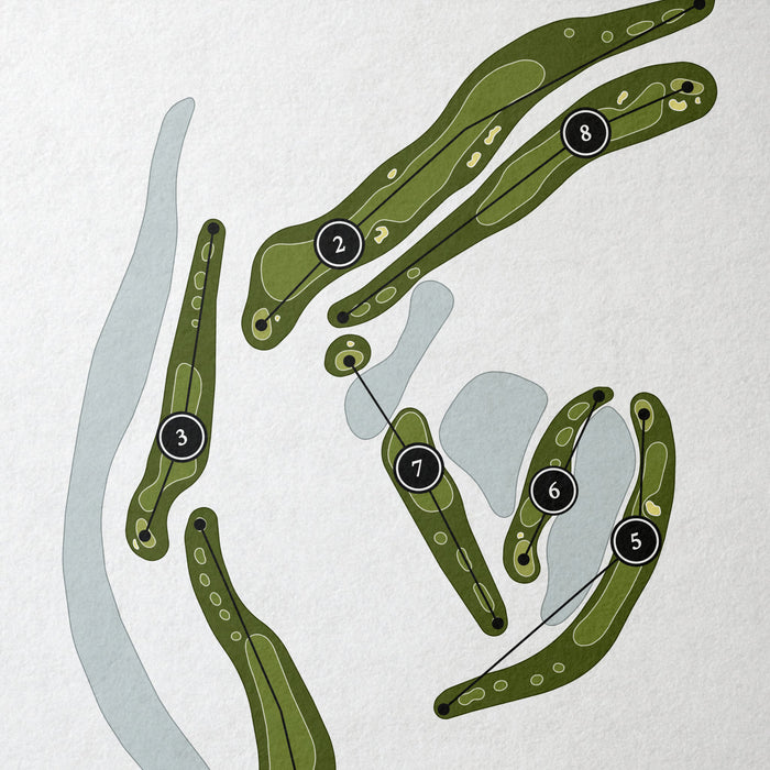 Ironbridge Golf Club | Golf Course Map | Close Up