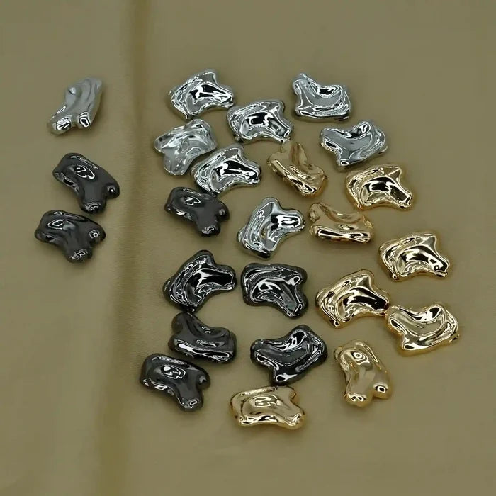 Irregular Shape Metal Buttons | 20mm(35L), 24mm(38L) & 38mm(47L)