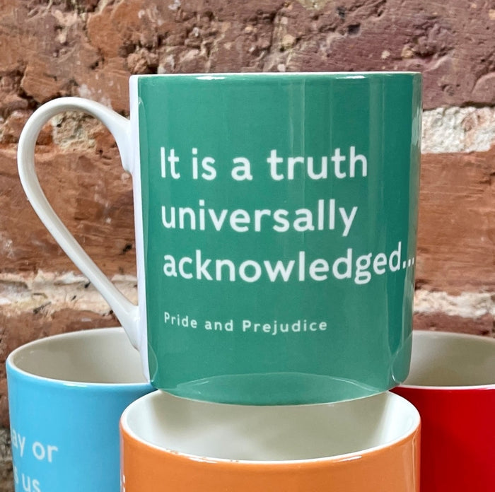 'It is a truth ...' Quote Mug