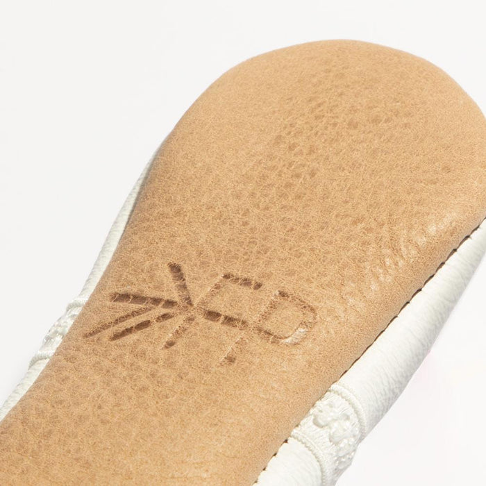 Ivory Lace Ballet Slipper Baby Shoe - Babies in Bloom
