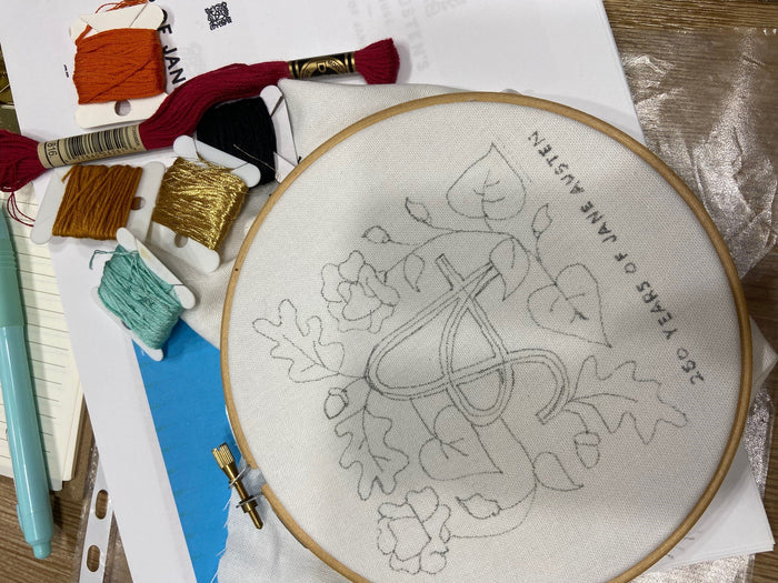 Jane Austen's House 250th Anniversary Embroidery Kit - Exclusive