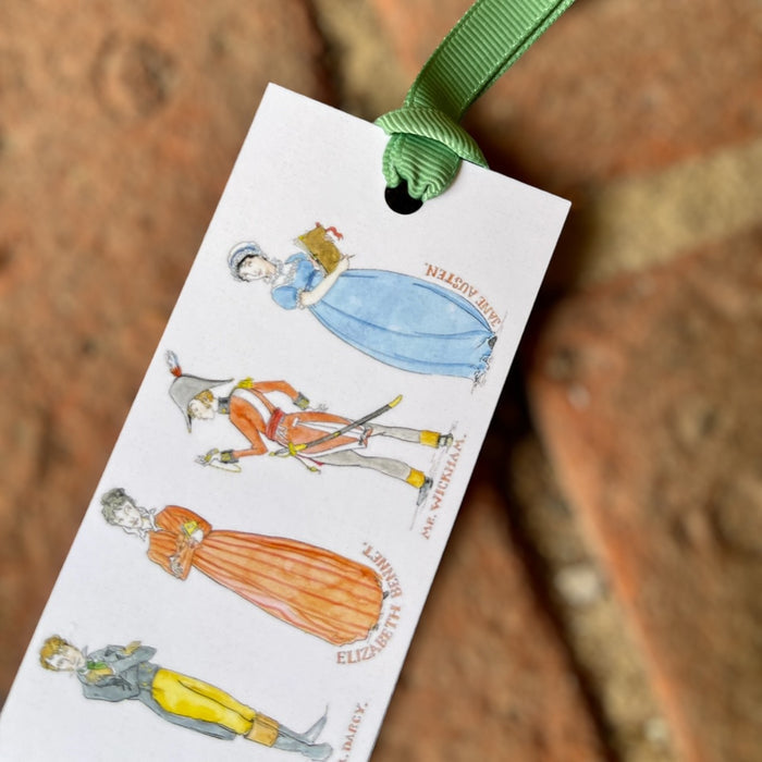 Jane Austen's House Character Bookmarks (Sold in 2's) - Exclusive