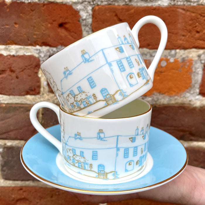 Jane Austen's House 'Chawton Cottage' china - Teacup & Saucer