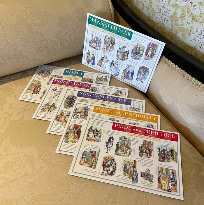 Jane Austen's Novels in Six Postcards