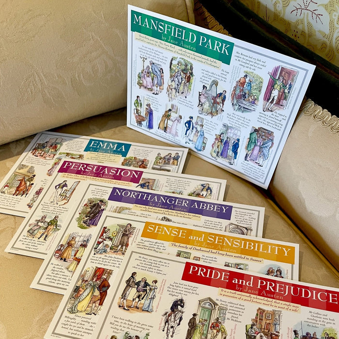 Jane Austen's Novels in Six Postcards