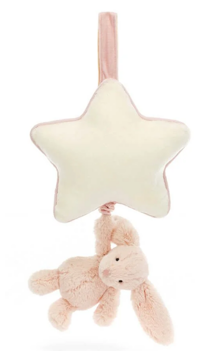 Jellycat - Musical Pull Toy - Bashful Blush Bunny