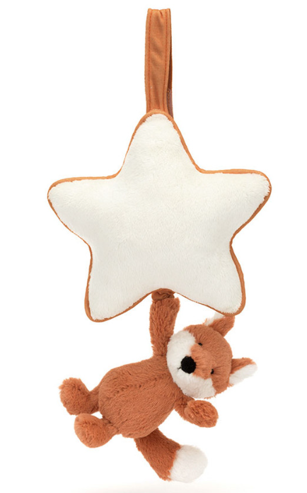 Jellycat - Musical Pull Toy - Bashful Fox Cub