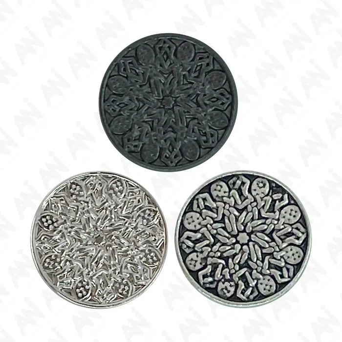 Kaleidoscope Relief Button