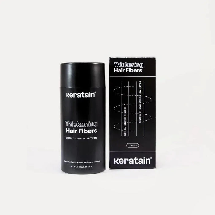 Keratain hair fibers – Black (25 gr) - Hairgivers
