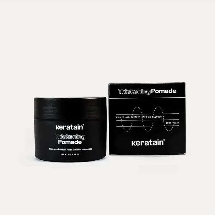 Keratain pomade + Keratain hair fibers – Light brown (25 gr) - Hairgivers