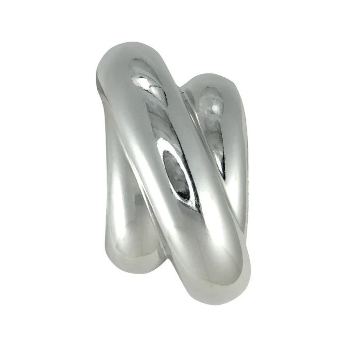 Buy Now  Ani Accessories Kinetic Twist Silver  Metal Buckle zooming image in the white background.
