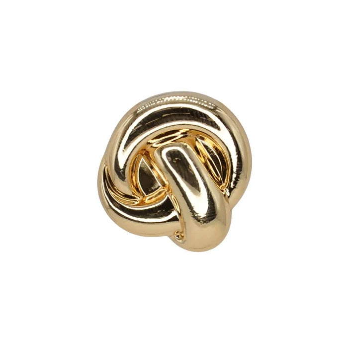 Knotted Design Metal Buttons | 15mm(24L), 18mm(28L) & 23mm(36L)