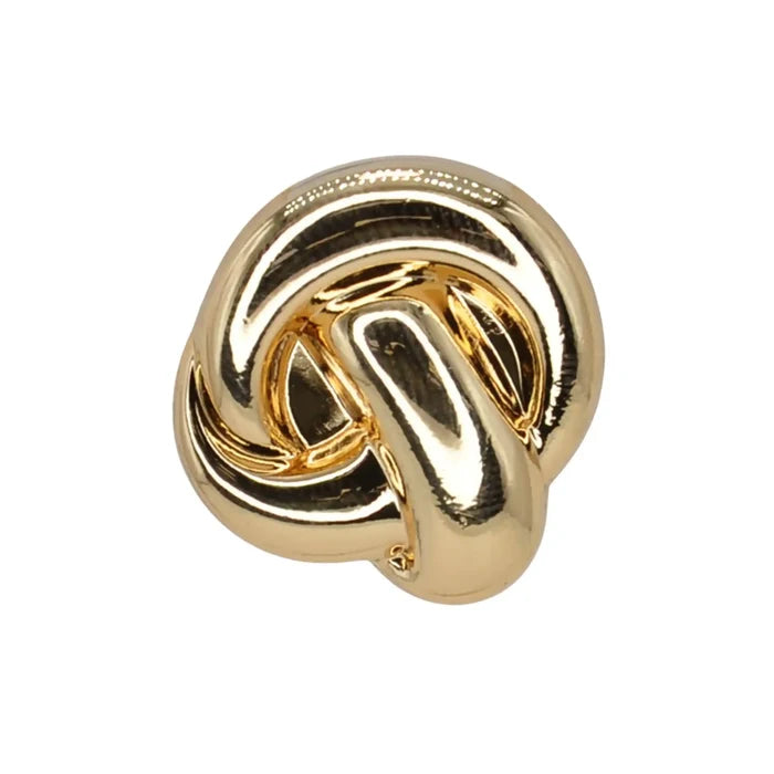 Knotted Design Metal Buttons | 15mm(24L), 18mm(28L) & 23mm(36L)