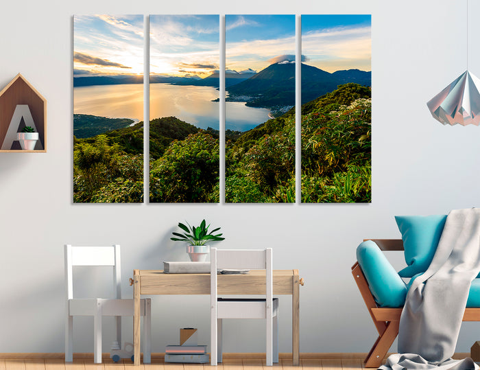 Lake Atitlán Canvas Print #7240