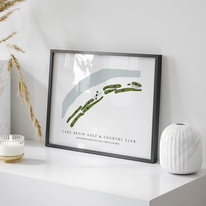 Lake Bruin Golf & Country Club | Golf Course Map | On Table