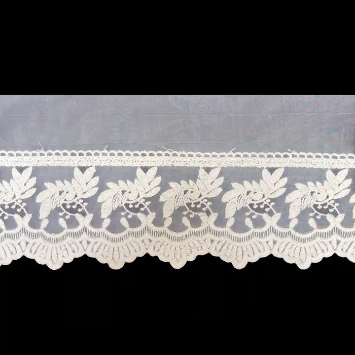 Leaf Garland Organza Lace | 2 Meters | CE-17