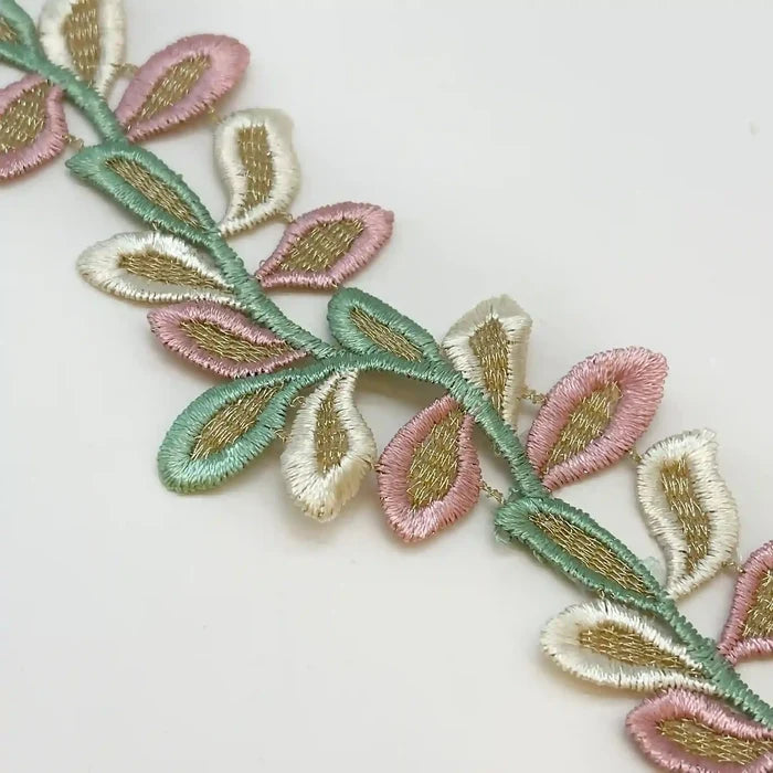 Leaf Style Embroidery Lace