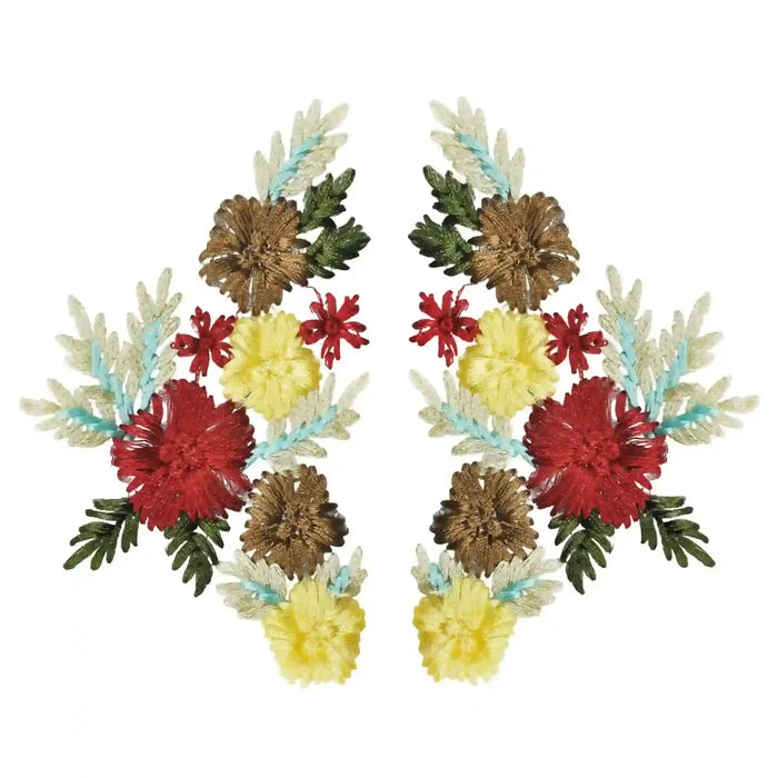 Leafy Floral Patches