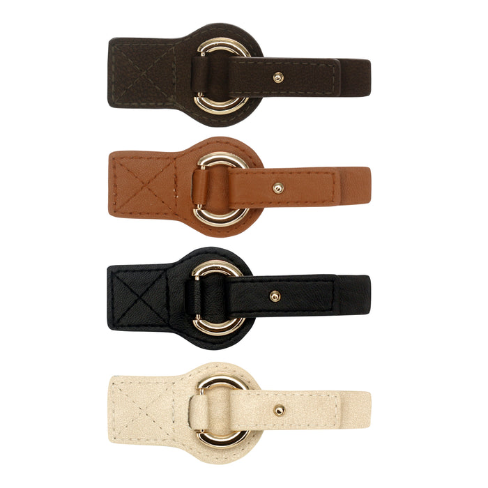 Leatherette Buckle with Ring | 2 Piece