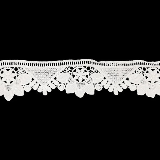 Lily Flower Inspired Sequins Lace | 2 Meter
