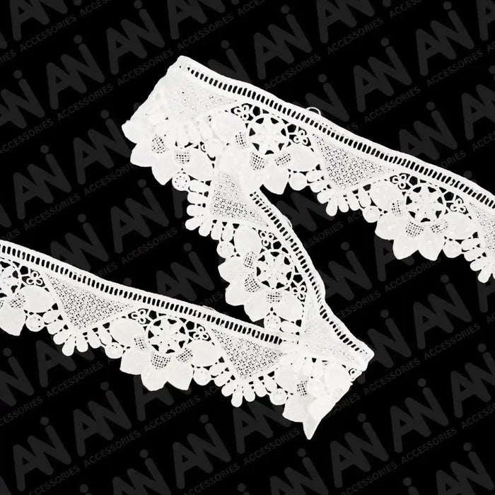 Lily Flower Inspired Sequins Lace | 2 Meter
