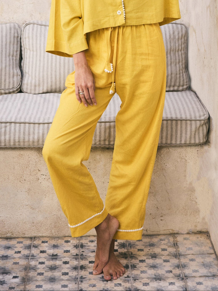 Linen PJ Pants | Mango