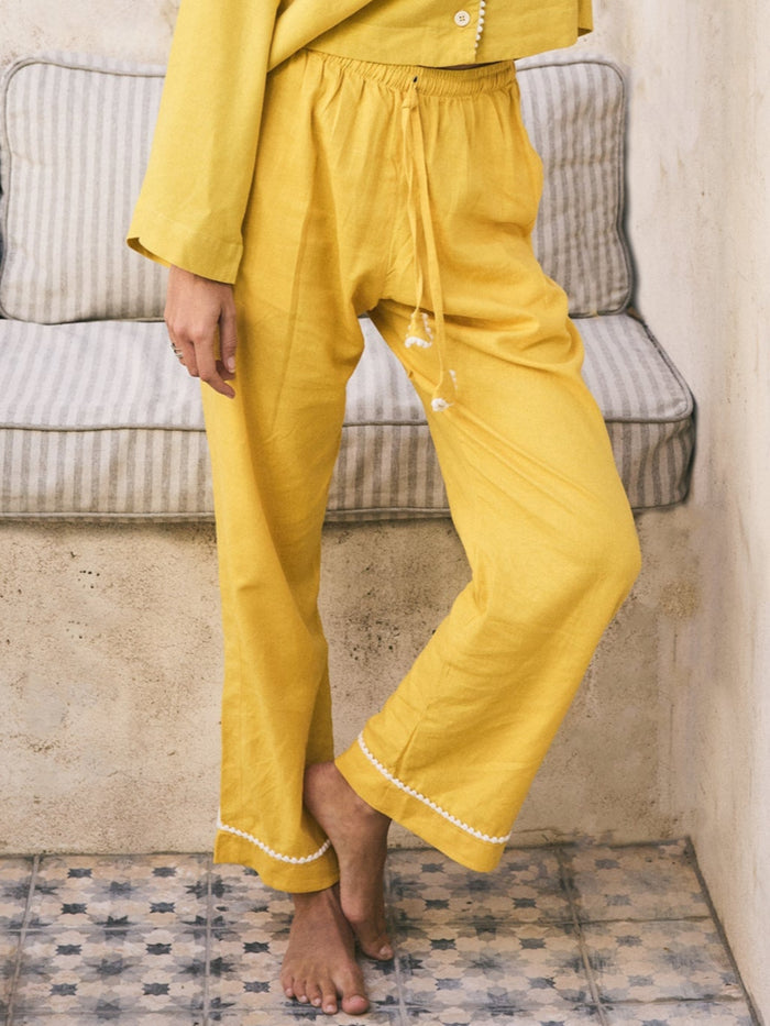 Linen PJ Pants | Mango
