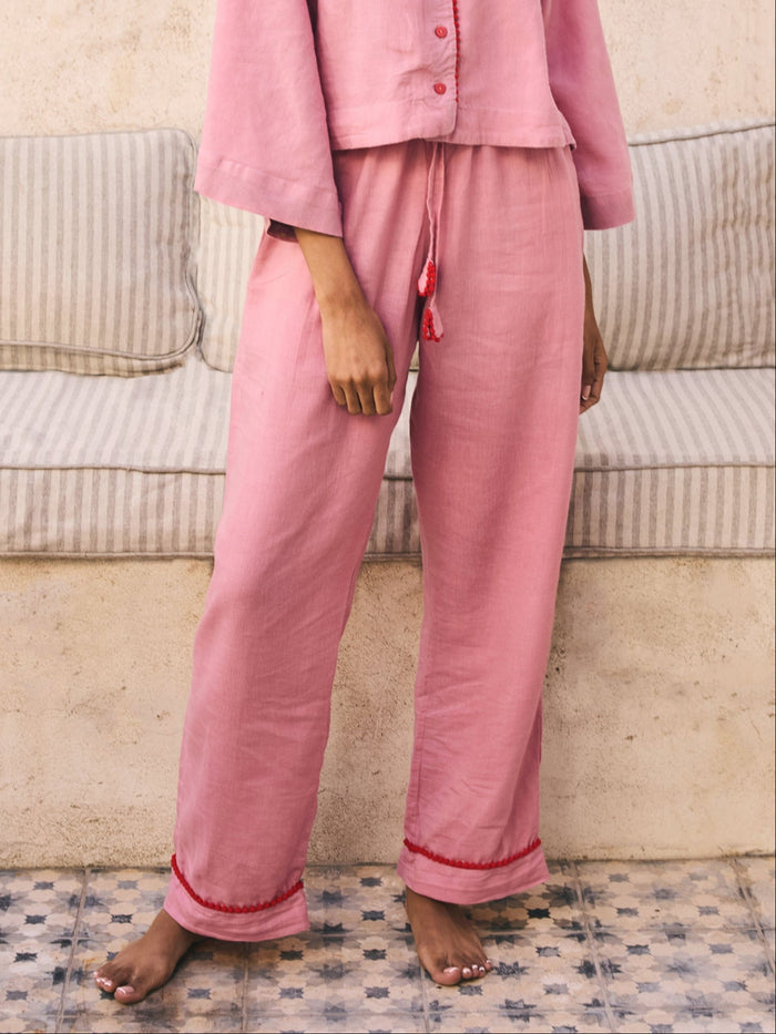 Linen PJ Pants | Watermelon