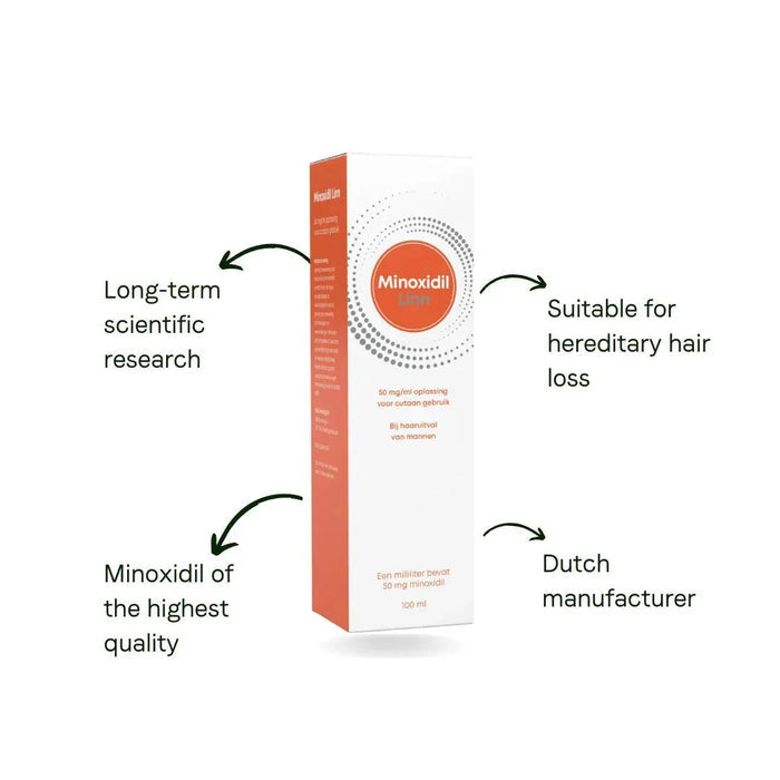 Linn Minoxidil 5% spray (100 ml) - Hairgivers