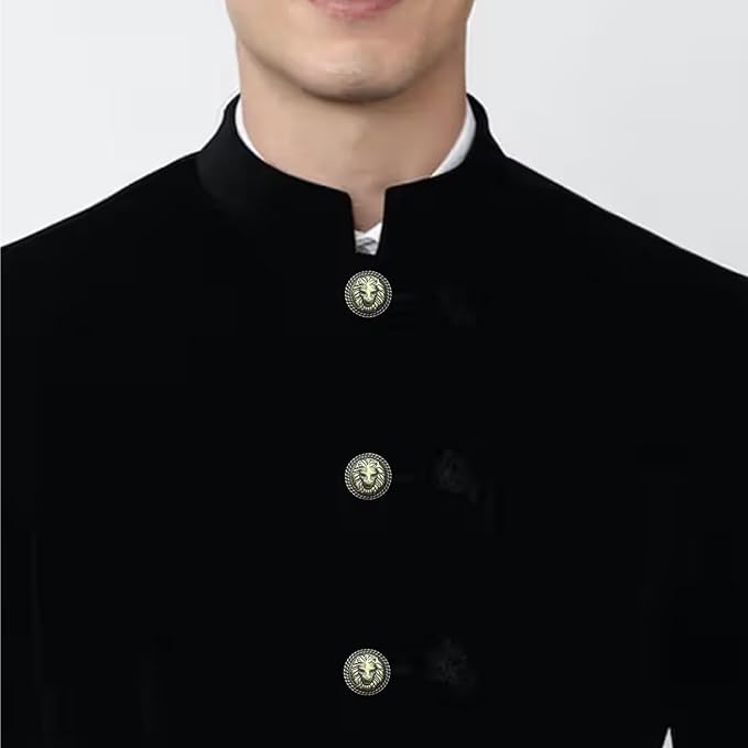 Lion Head Design Metal Buttons | 18mm(28L) & 21mm(34L)
