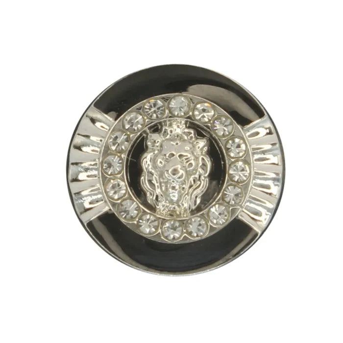 Lion Rhinestone Shirt Buttons | 14mm(22L) & 18mm(28L)