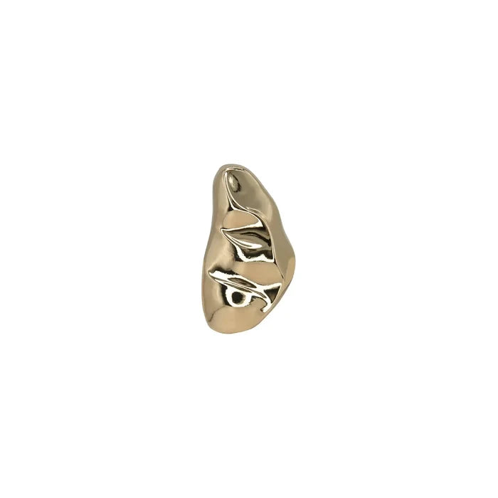 Liquid Style Gold Shank Metal Button | 25mm, 30mm, 35mm & 45mm