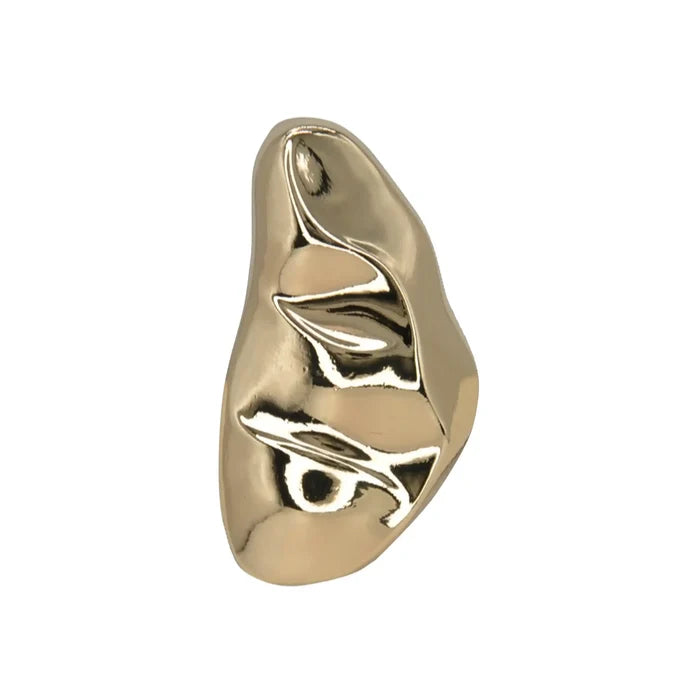 Liquid Style Gold Shank Metal Button | 25mm, 30mm, 35mm & 45mm