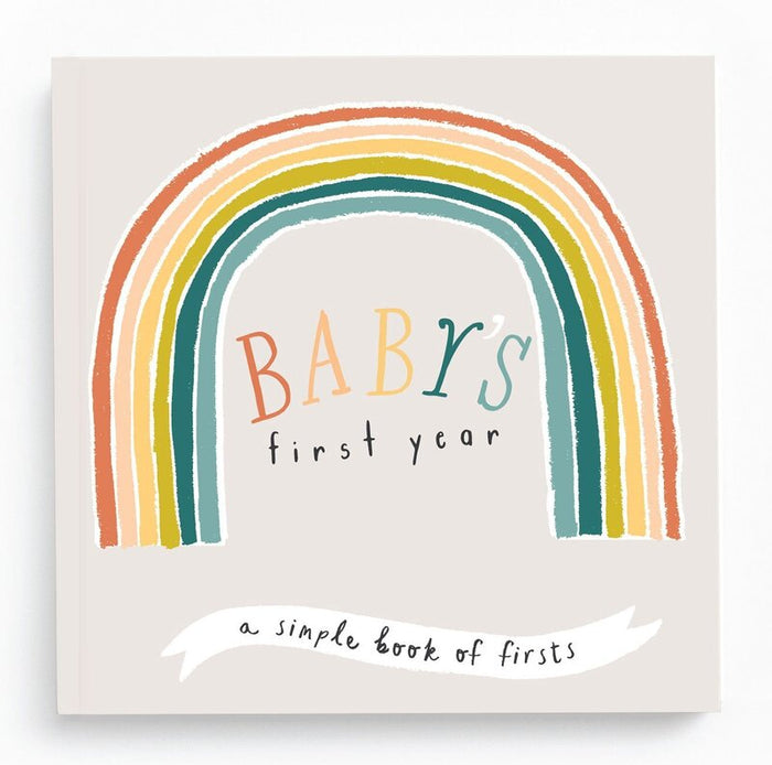 Little Rainbow Memory Baby Book - Babies in Bloom