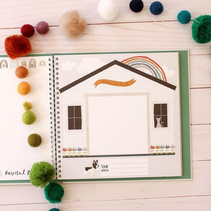 Little Rainbow Memory Baby Book - Babies in Bloom