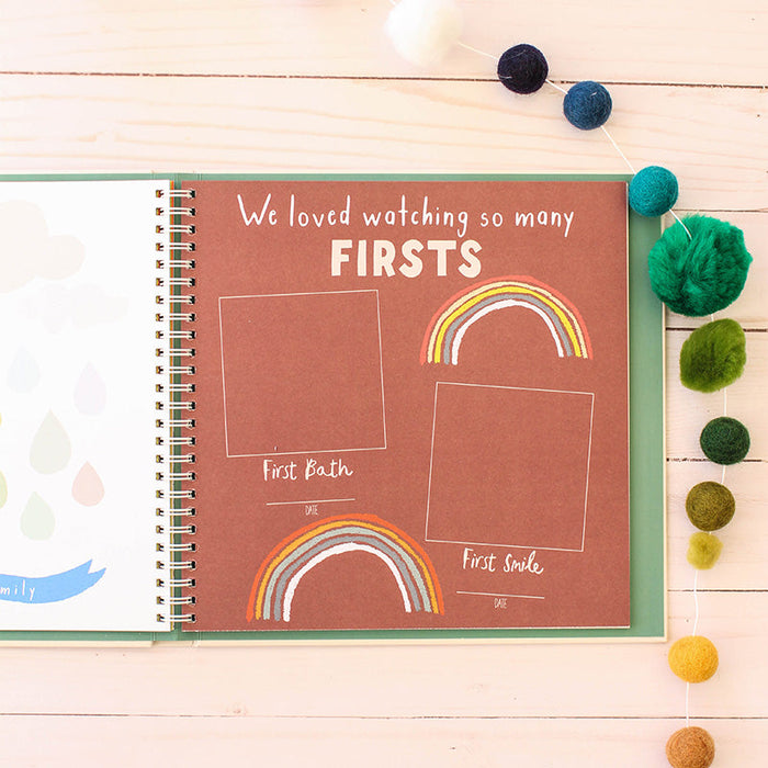 Little Rainbow Memory Baby Book - Babies in Bloom