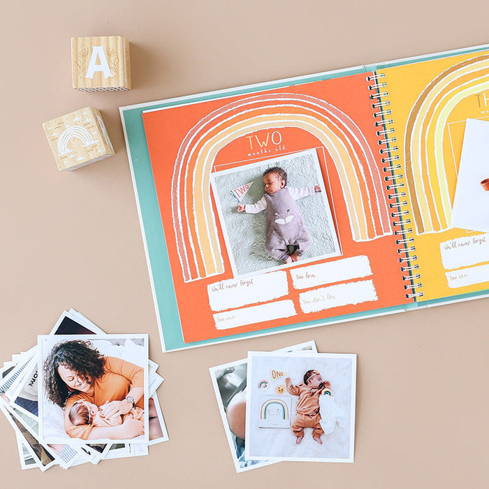 Little Rainbow Memory Baby Book - Babies in Bloom