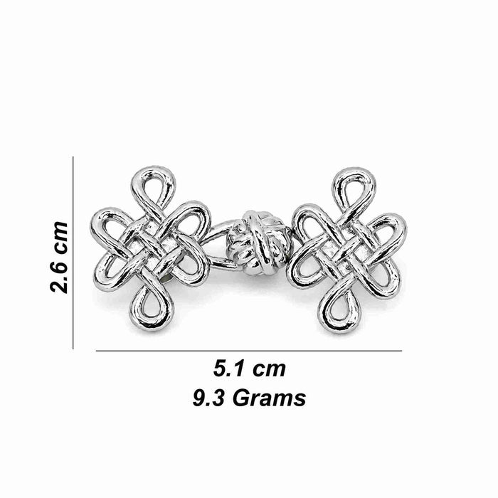 Loop Inspired Frog Closure Metal Buttons