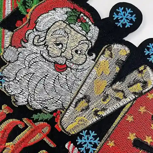 Love Merry Chritsmas Sew Patch